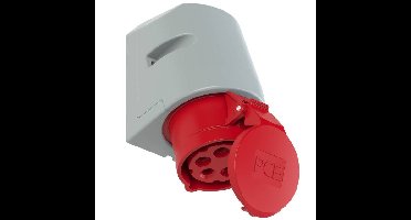 PCE 115-6TT 115-6tt CEE-wandcontactdoos 16 A 5-polig 400 V 1 stuk(s)