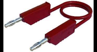 Hirschmann Test & Measurement MLN 200/2,5 RT Meetsnoer Banaanstekker 4 mm Banaanstekker 4 mm 2.00 m Rood 1 stuk(s)