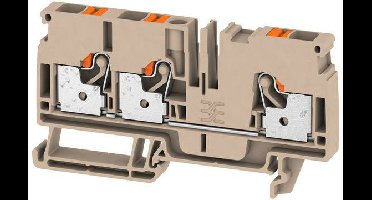 Weidmüller 1991820000 Doorgangsklem 8.1 mm Spanveer Grijs 50 stuk(s)