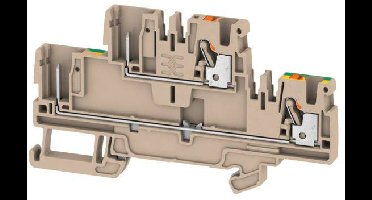 Weidmüller 1548130000 Doorgangsklem 2-etages 5.1 mm Spanveer Grijs 50 stuk(s)