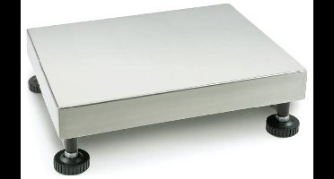 Kern KFP 30V20M Platform met roestvrijstalen weegplaat en IP65 Kalibratie Fabrieksstandaard (zonder certificaat)