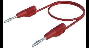 Hirschmann Test & Measurement MVL F 2/25 Meetsnoer Banaanstekker 2 mm Banaanstekker 2 mm 25.00 cm Rood 1 stuk(s)
