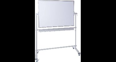 Dahle Mobiel whiteboard (b x h) 1800 mm x 1200 mm Wit Gelakt Draaibaar, Aan beide zijden te gebruiken, Incl. opbergbakje, Incl. wielen