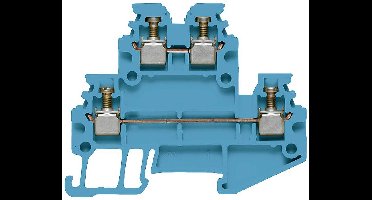 Weidmüller 1754180000 Klem 2-etages 1.5 mm Schroeven Blauw 100 stuk(s)