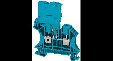 Weidmüller 2562030000 Zekeringsdoorvoerklem 6.10 mm Schroeven Blauw 50 stuk(s)