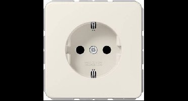 Jung CD1520KI Wandcontactdoos met randaarde Inzetstuk 1-voudig Crème 1 stuk(s)
