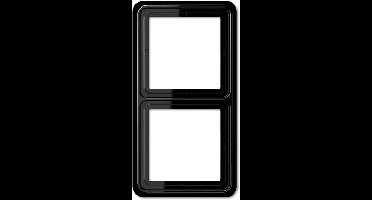 Jung CD582SW Afdekking Frame 2-voudig Zwart 1 stuk(s)