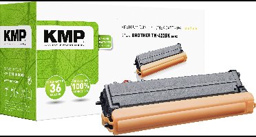 KMP Tonercassette vervangt Brother TN-423BK, TN423BK Compatibel Zwart 6500 bladzijden B-T98X