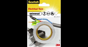 3M universal 4401WHT Isolatietape Scotch Wit (l x b) 10 m x 15 mm 1 stuk(s)
