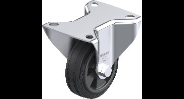 Blickle B-VPP 80R Bokwiel Wieldiameter: 80 mm Draagvermogen (max.): 50 kg 1 stuk(s)