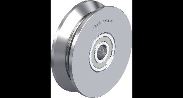 Blickle DSPK 75K Dubbel geflensd wiel Wieldiameter: 75 mm Draagvermogen (max.): 250 kg 1 stuk(s)