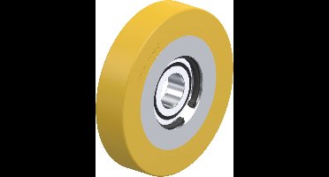 Blickle FSTH 120x25/25-15K Geleidingsrol Wieldiameter: 120 mm Draagvermogen (max.): 300 kg 1 stuk(s)
