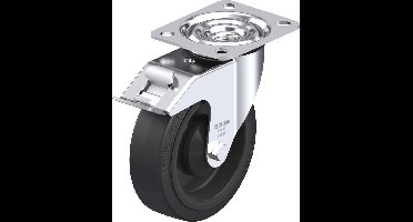 Blickle LE-POEV 125KA-FI Zwenkwiel met rem Wieldiameter: 125 mm Draagvermogen (max.): 150 kg 1 stuk(s)