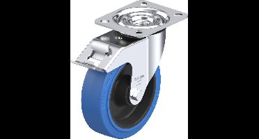 Blickle LE-POEV 125R-FI-SB Zwenkwiel met rem Wieldiameter: 125 mm Draagvermogen (max.): 150 kg 1 stuk(s)