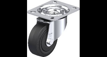 Blickle LE-POEV 80KF Zwenkwiel Wieldiameter: 80 mm Draagvermogen (max.): 140 kg 1 stuk(s)