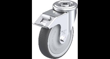 Blickle LER-PATH 125KF-FI Zwenkwiel met rem Wieldiameter: 125 mm Draagvermogen (max.): 150 kg 1 stuk(s)