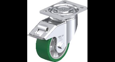 Blickle LH-ALST 127K-FI Zwenkwiel met rem Wieldiameter: 125 mm Draagvermogen (max.): 450 kg 1 stuk(s)
