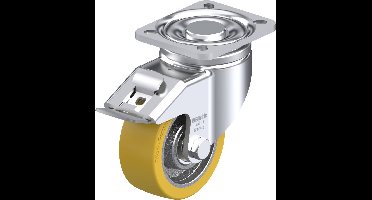 Blickle LH-GTH 100K-1-FI Zwenkwiel met rem Wieldiameter: 100 mm Draagvermogen (max.): 450 kg 1 stuk(s)