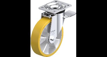 Blickle LK-ALTH 200K-ST Zwenkwiel met rem Wieldiameter: 200 mm Draagvermogen (max.): 600 kg 1 stuk(s)