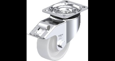 Blickle LK-PO 100KA-1-FI Zwenkwiel met rem Wieldiameter: 100 mm Draagvermogen (max.): 280 kg 1 stuk(s)