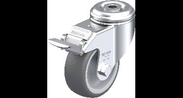 Blickle LKRA-PATH 80G-11-FI Zwenkwiel met rem Wieldiameter: 80 mm Draagvermogen (max.): 120 kg 1 stuk(s)
