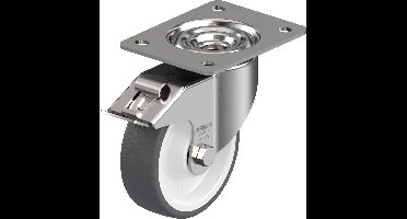 Blickle LKX-POTH 125XK-3-FI Zwenkwiel met rem Wieldiameter: 125 mm Draagvermogen (max.): 350 kg 1 stuk(s)