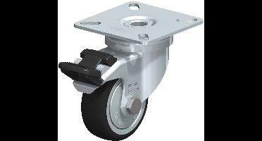 Blickle LPA-PATH 50KF-FI Zwenkwiel met rem Wieldiameter: 50 mm Draagvermogen (max.): 75 kg 1 stuk(s)