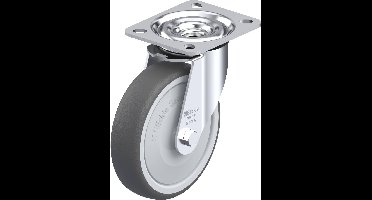 Blickle L-PATH 125KF Zwenkwiel Wieldiameter: 125 mm Draagvermogen (max.): 250 kg 1 stuk(s)