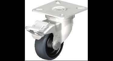 Blickle LPXA-TPA 50G-FI Zwenkwiel met rem Wieldiameter: 50 mm Draagvermogen (max.): 50 kg 1 stuk(s)