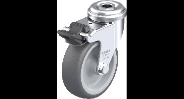 Blickle LRA-PATH 75G-FI Zwenkwiel met rem Wieldiameter: 75 mm Draagvermogen (max.): 75 kg 1 stuk(s)