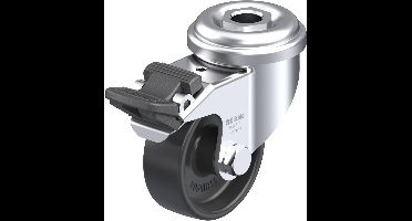 Blickle LRA-POA 50G-FI Zwenkwiel met rem Wieldiameter: 50 mm Draagvermogen (max.): 75 kg 1 stuk(s)