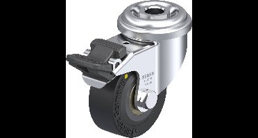 Blickle LRA-VPA 50K-FI-EL Zwenkwiel met rem Wieldiameter: 50 mm Draagvermogen (max.): 30 kg 1 stuk(s)