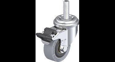 Blickle LRA-VPA 50K-FI-GS10 Zwenkwiel met rem Wieldiameter: 50 mm Draagvermogen (max.): 40 kg 1 stuk(s)