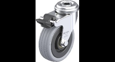 Blickle LRA-VPA 75K-FI Zwenkwiel met rem Wieldiameter: 75 mm Draagvermogen (max.): 60 kg 1 stuk(s)