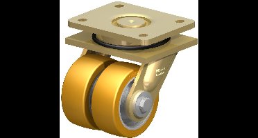 Blickle LSD-GTH 100K Dubbel zwenkwiel Wieldiameter: 100 mm Draagvermogen (max.): 810 kg 1 stuk(s)
