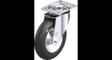 Blickle L-VW 202R Zwenkwiel Wieldiameter: 200 mm Draagvermogen (max.): 100 kg 1 stuk(s)