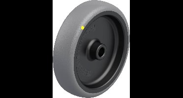 Blickle TPA 126/12G-ELS Wiel met hoog draagvermogen Wieldiameter: 125 mm Draagvermogen (max.): 80 kg 1 stuk(s)