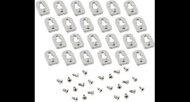 Hammond Electronics 1557FOOT2GY-24 Mounting foot Polycarbonaat Grijs 24 stuk(s)