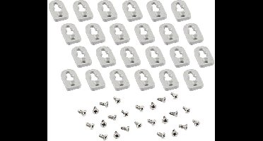 Hammond Electronics 1557FOOTGY-24 Mounting foot ABS Grijs 24 stuk(s)