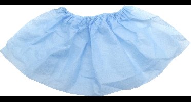 Quadrios 1903EC044 Quadrios cleanroom overschoen 15 x 38 cm 10 stuks Blauw