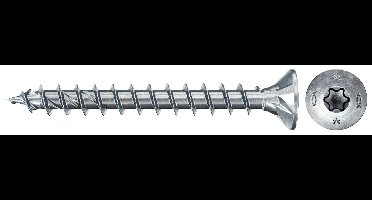 Fischer 670667 Power-Fast II Spaanplaatschroef 4.5 mm 50 mm T-profiel Staal Galvanisch verzinkt 50 stuk(s)