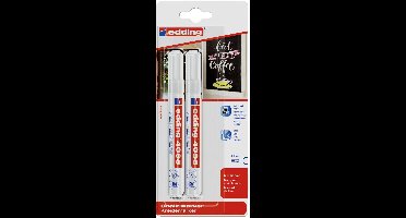 Edding 4095 Krijtmarker Wit, Wit 4 mm, 15 mm