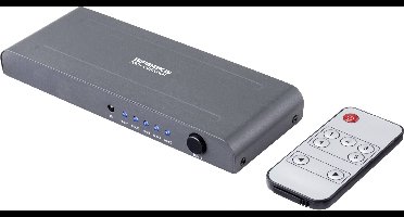 SpeaKa Professional SP-HSW-250 5 poorten HDMI-switch UHD 4K @ 60 Hz