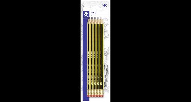 Staedtler Noris HB 122-2 BK10 Potloodset Hardheid: HB 10 stuk(s)