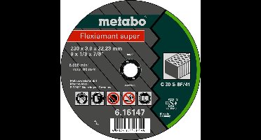 Metabo 616147000 Doorslijpschijf recht 230 mm 25 stuk(s) Natuursteen, Kunststeen