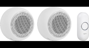 Byron DBY-23514 Complete set voor Draadloze deurbel Met USB-aansluiting