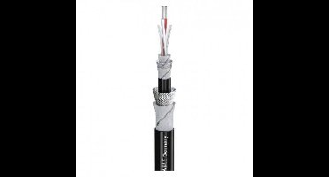 Sommer Cable 200-0241AQ Microfoonkabel UNITRONIC® MICROPHONE 2 x 0.25 mm² + 2 x 0.25 mm² Zwart per meter