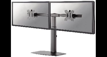 Neomounts FPMA-D865DBLACK Tafelbeugel voor monitor Aantal monteerbare displays: 2 Display(s) 25,4 cm (10) - 68,6 cm (27) Zwart Zwenkbaar, Roteerbaar,