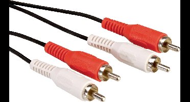 VALUE cinch-aansluitkabel duplex M/M, 5 m