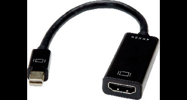 VALUE Mini DisplayPort - HDMI Adapter, v1.2, Mini DP Male - HDMI Female